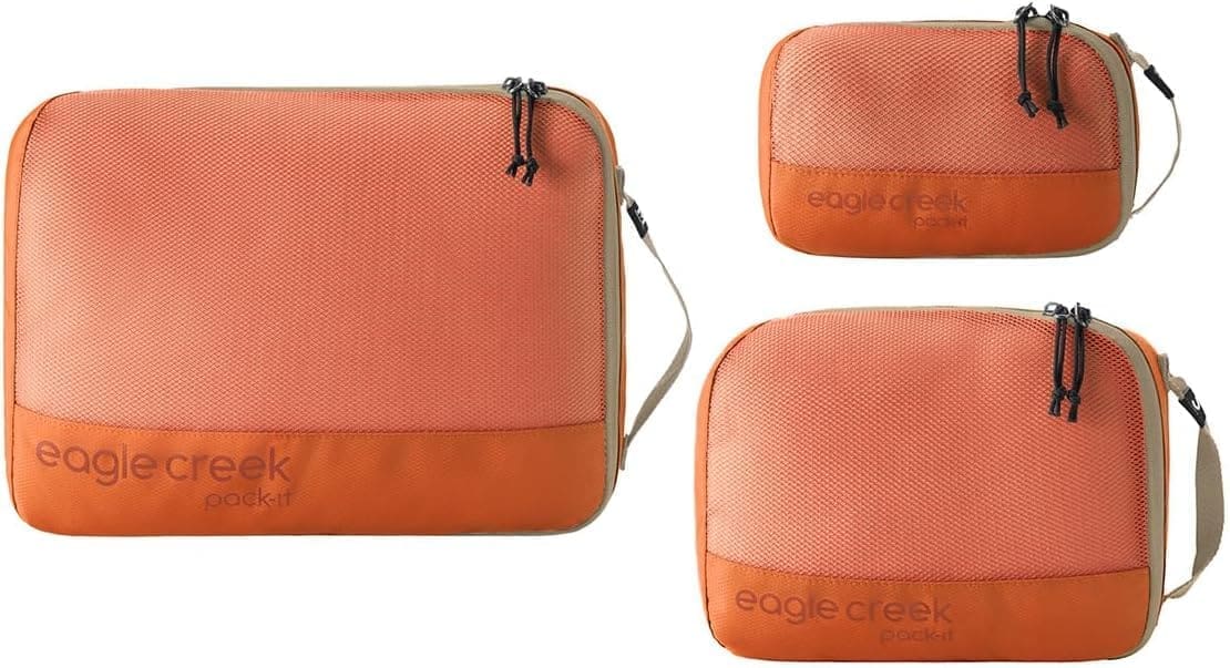 Eagle Creek Packing Cubes in use