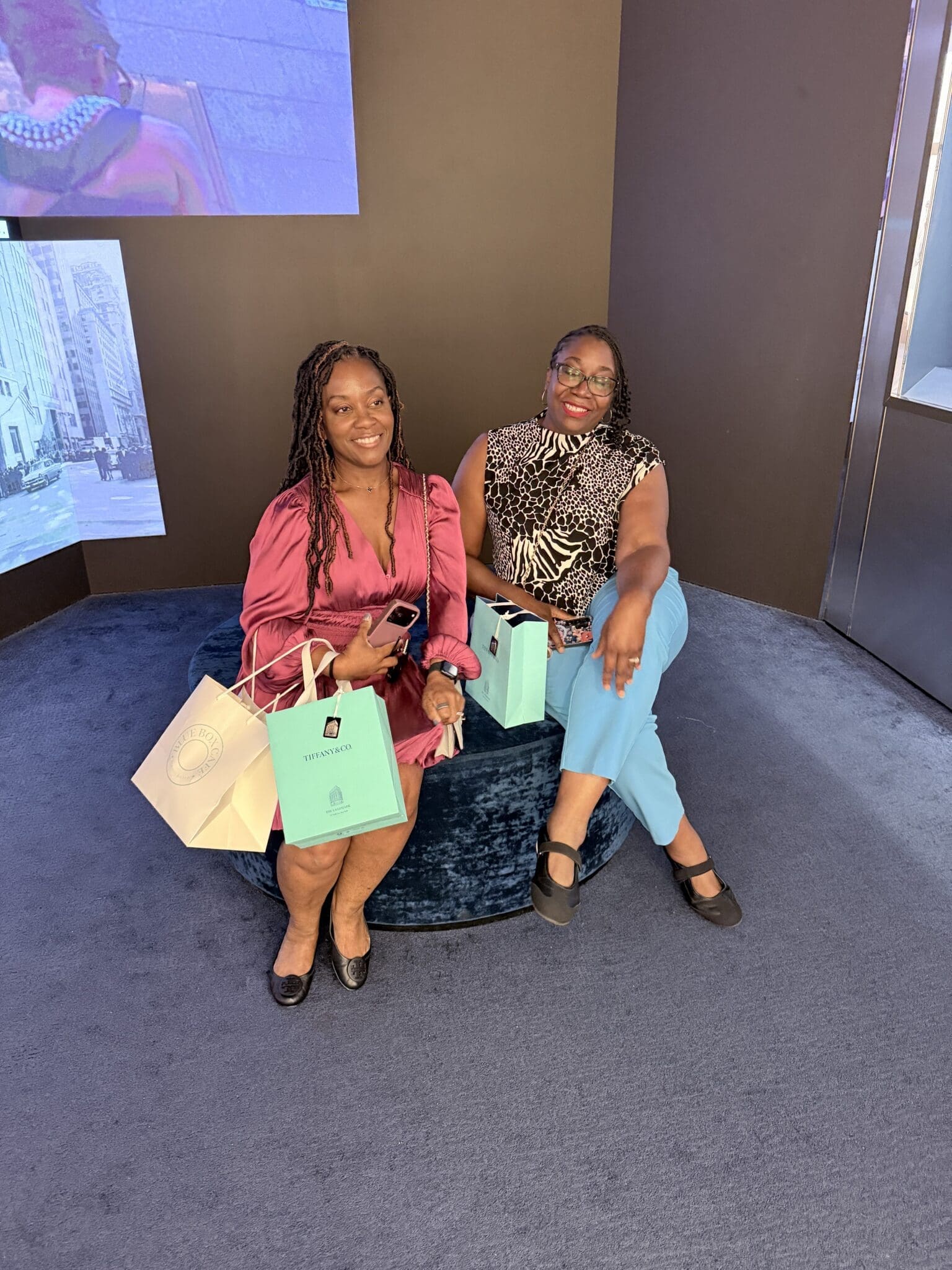 Experiencing luxury flagship shopping inside the boutique lounge