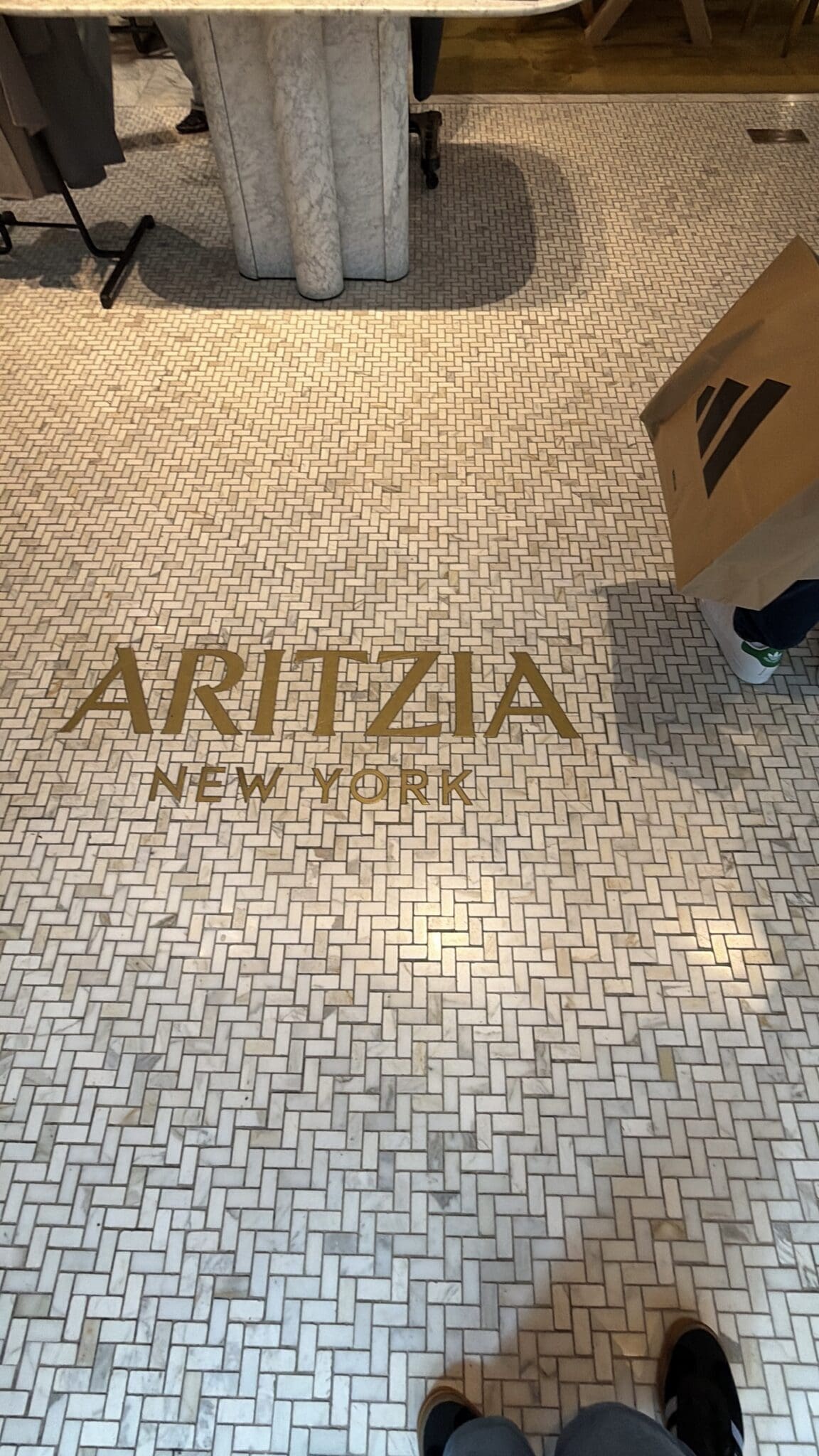 Curated contemporary retail floor and displays