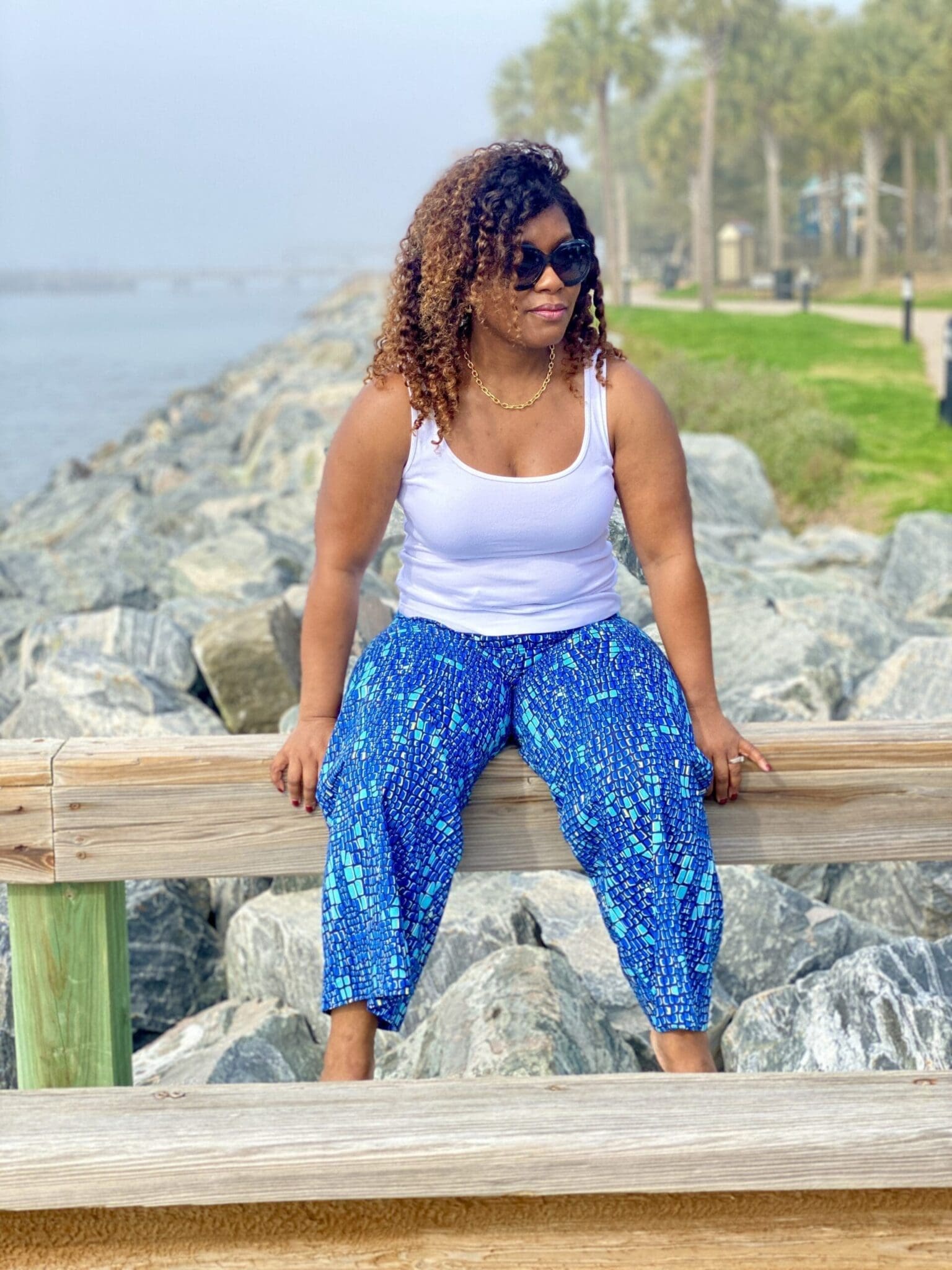 Beach pants Simplicity 8390 Stores London Blue Minerva Storr London Egyptian Cotton Simplicity 8390